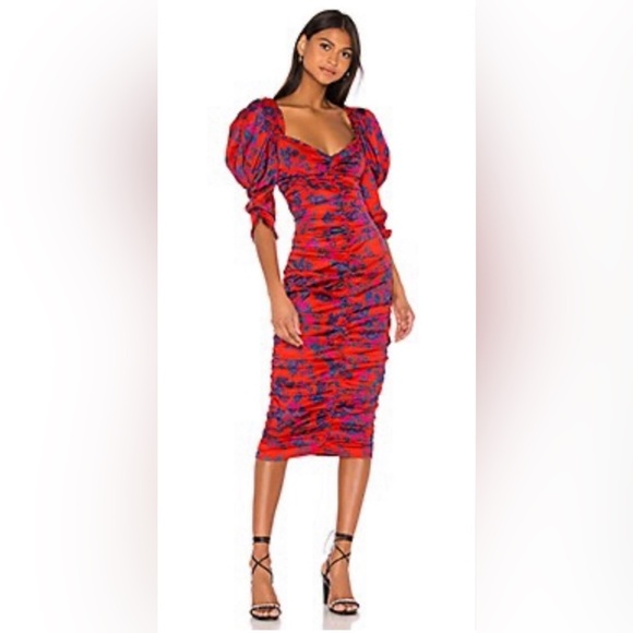 For Love & Lemons “Monet” Midi Dress - Picture 4 of 16